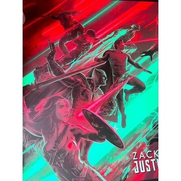 BottleNeck Gallery ZACK SNYDER'S JUSTICE LEAGUE Juan Ramos Poster Print 24x36 - Picture 4 of 10